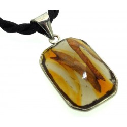 Ethereal Celestial Spirit Amber Andara Crystal Pendant